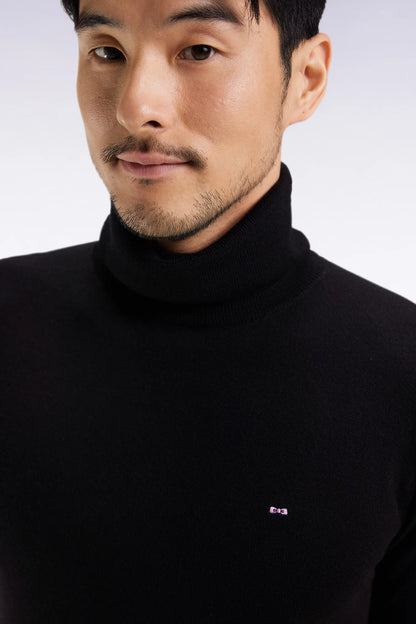 Eden Park_Black_Black Merino Wool Turtleneck Sweater_H25MAIPU0019_NO_04