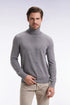 Eden Park_Grey_Turtleneck Sweater in Virgin Wool and Grey Cashmere_H25MAIPU0024_GRM_01