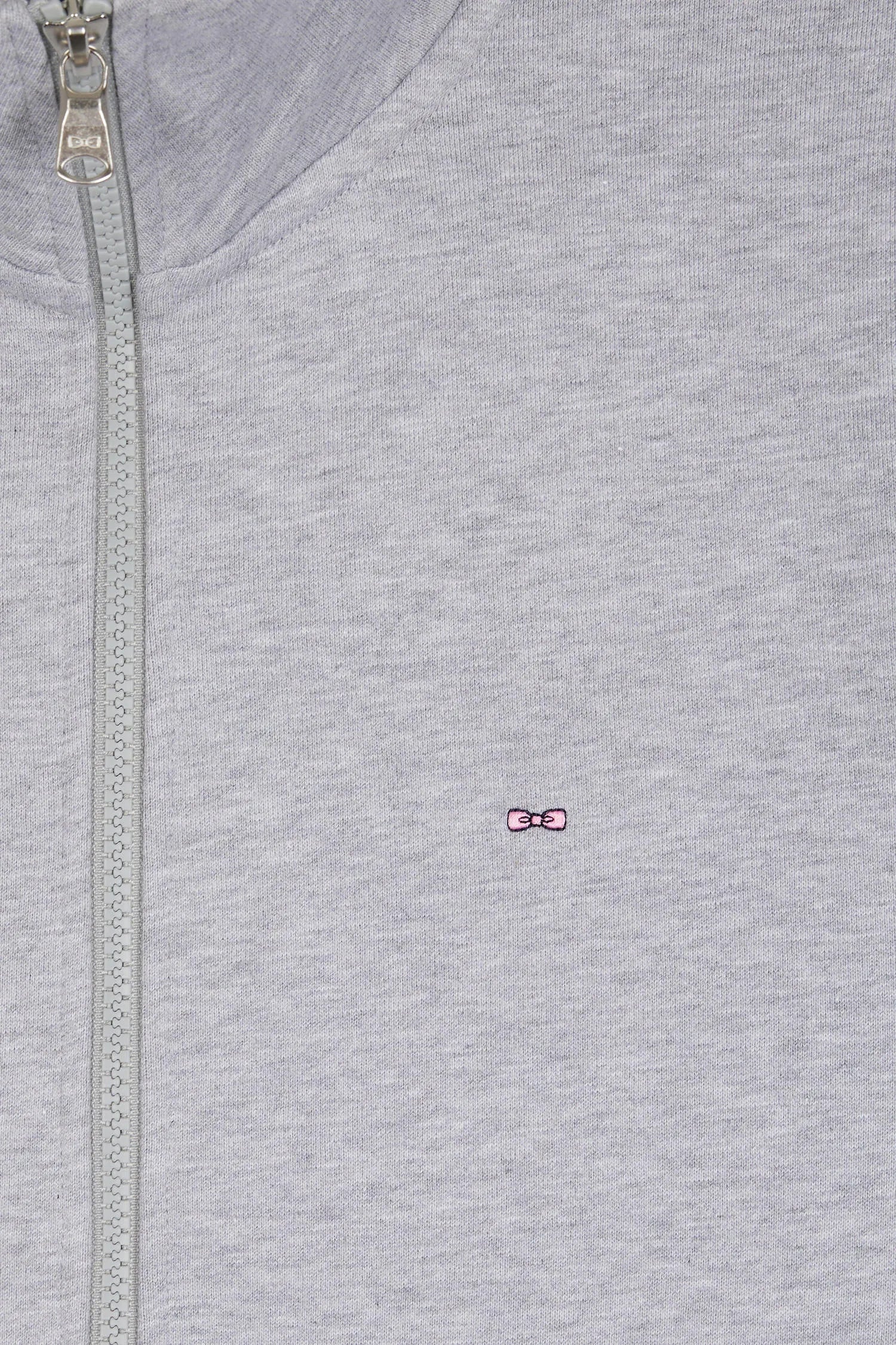Eden Park_Grey_Grey Cotton Zip-Up Sweatshirt with a Straight Cut_H25MAISW0003_GRM24_06
