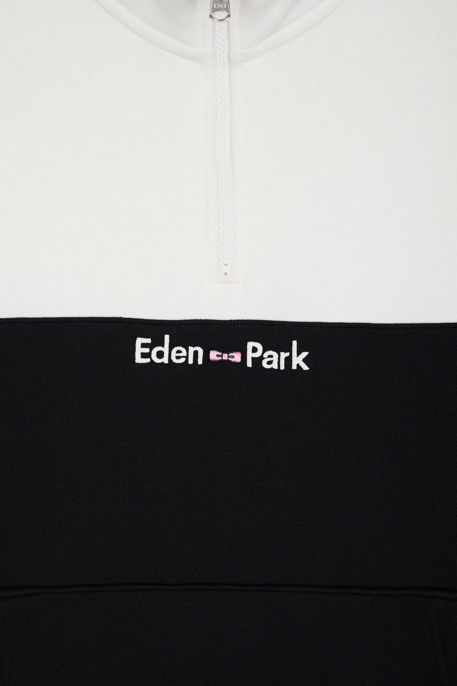 Eden Park_0_Two-Tone White Fleece Trucker Collar Sweatshirt_H25MAISW0022_ECC_06