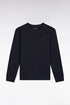 Eden Park_0_Navy Cotton Fleece Sweatshirt_H25MAISW0027_BLF_01