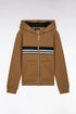 Eden Park_Beige_Zip-Up Hoodie in Camel Fleece-Blend_H25MAISW0033_BEF4_01
