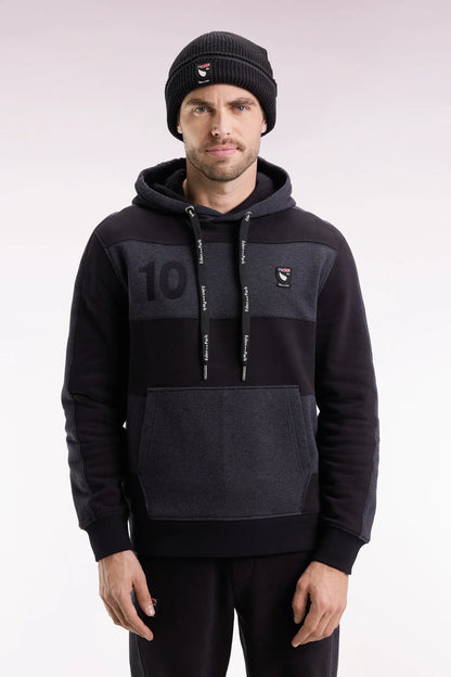 Eden Park_0_Relaxed Fit Beige and Light Grey Cotton-Blend Hoodie_H25MAISW0053_GRF11_01