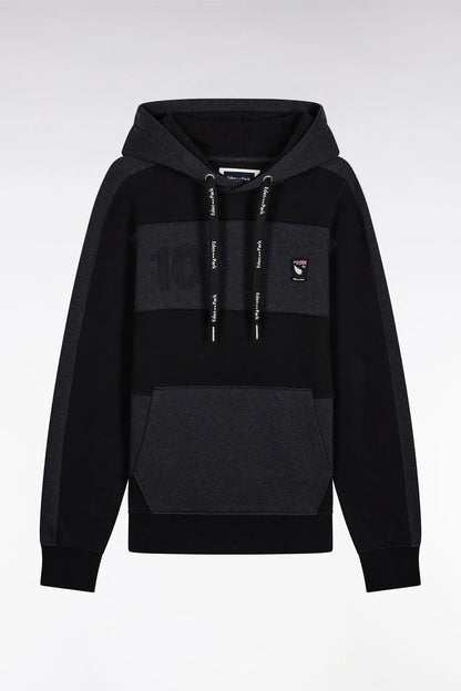 Eden Park_0_Relaxed Fit Beige and Light Grey Cotton-Blend Hoodie_H25MAISW0053_GRF11_02