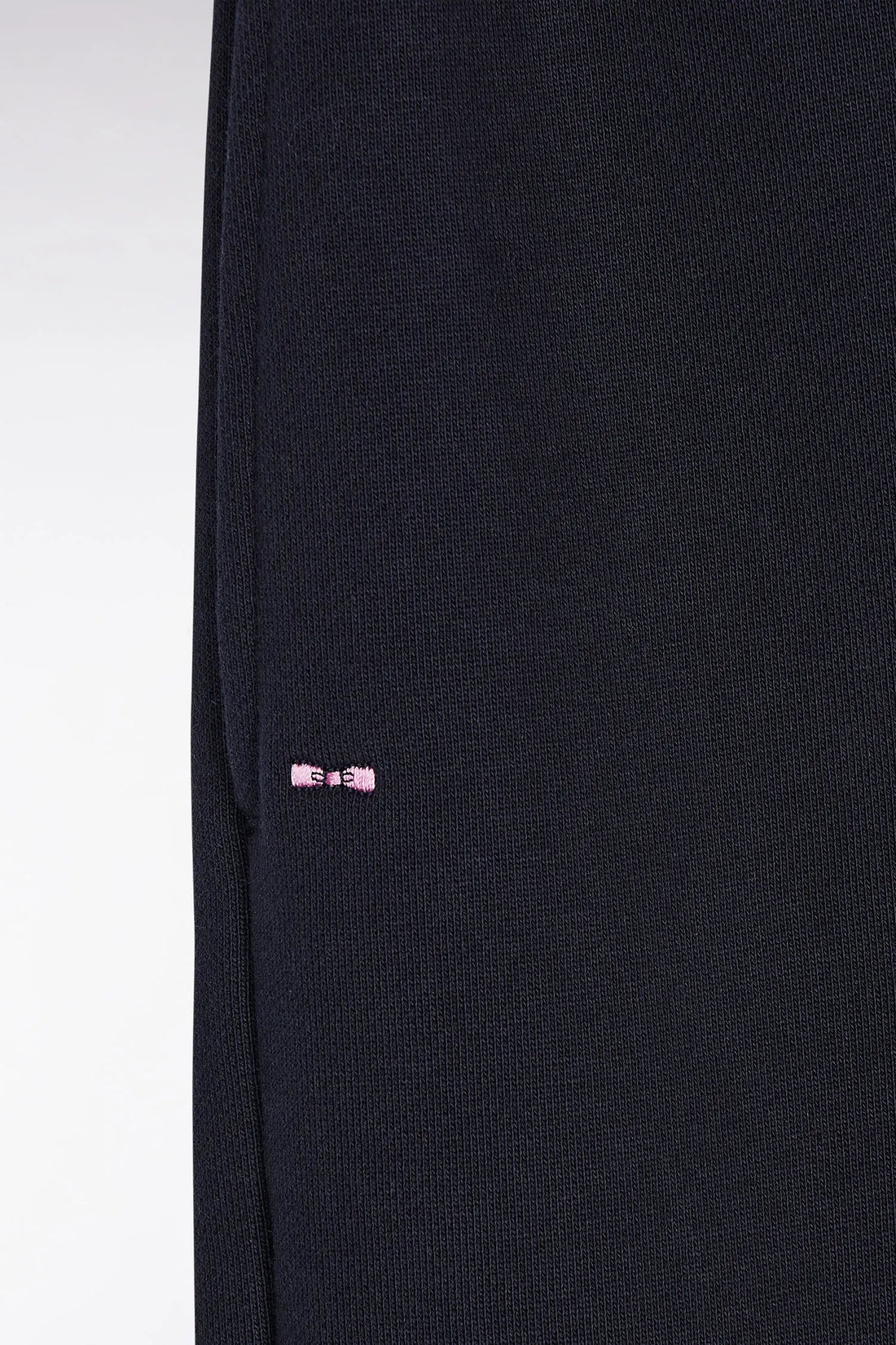 Eden Park_0_Sky Cotton T-Shirt with Navy Embroidered Short Sleeves - Photo Jogging Vs Title T Shirt_H25MAITC0021_BLM12_01