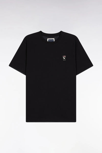 Eden Park_0_Black Cotton Short-Sleeved T-Shirt_H25MAITC0040_NO_02