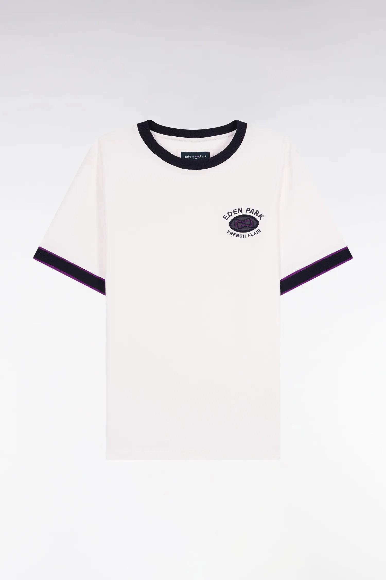 Eden Park_0_Eden Park French Flair White Cotton Short Sleeve T-Shirt_H25MAITC0041_ECC_02