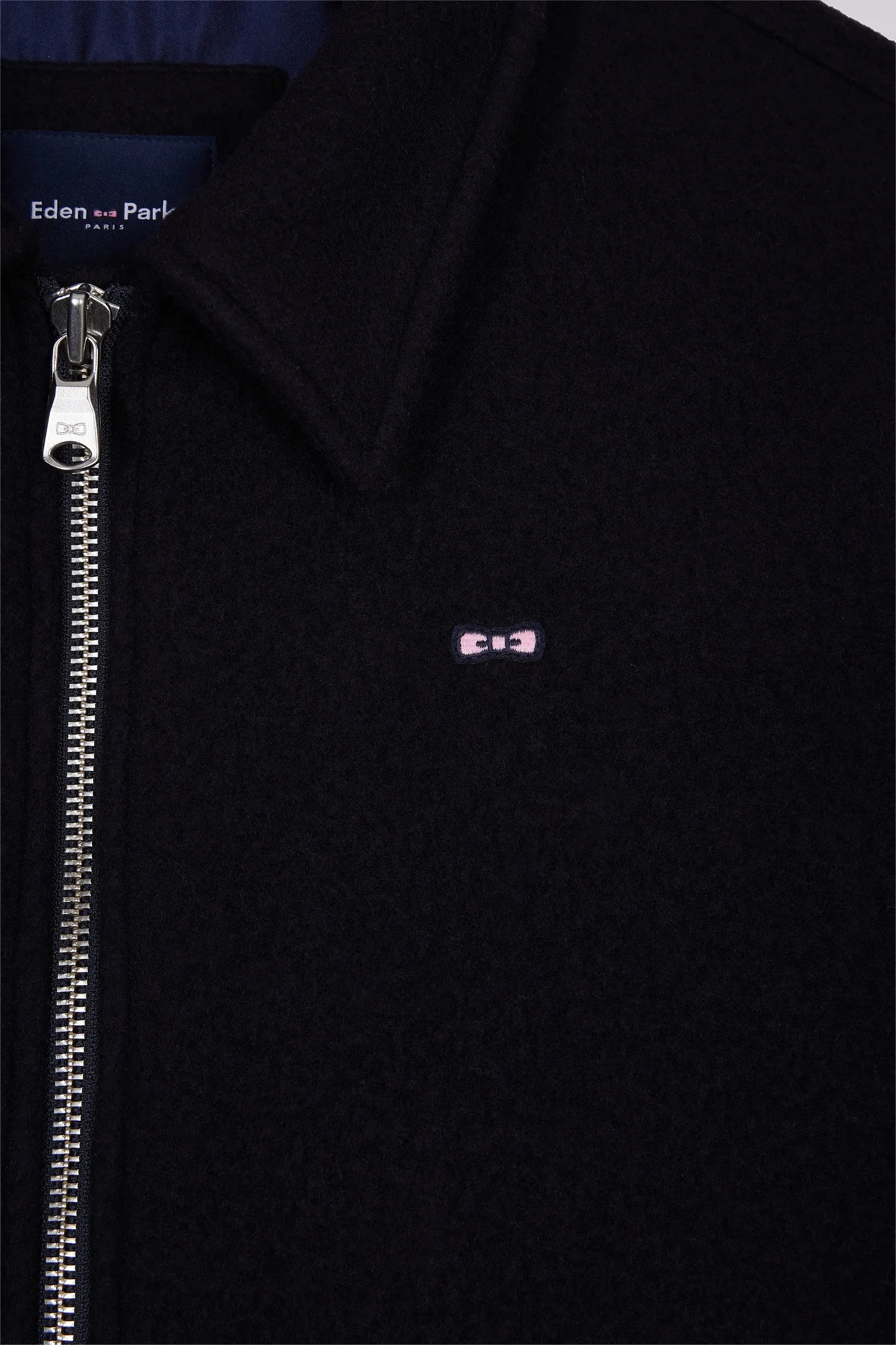 Eden Park_Blue_Navy Boiled Wool Blend Jacket_H25PAMBL0010_BLF23_06