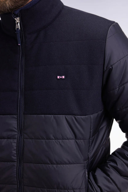 Eden Park_Blue_Marine Bi-Material Down Jacket_H25PAMDL0004_BLF_04