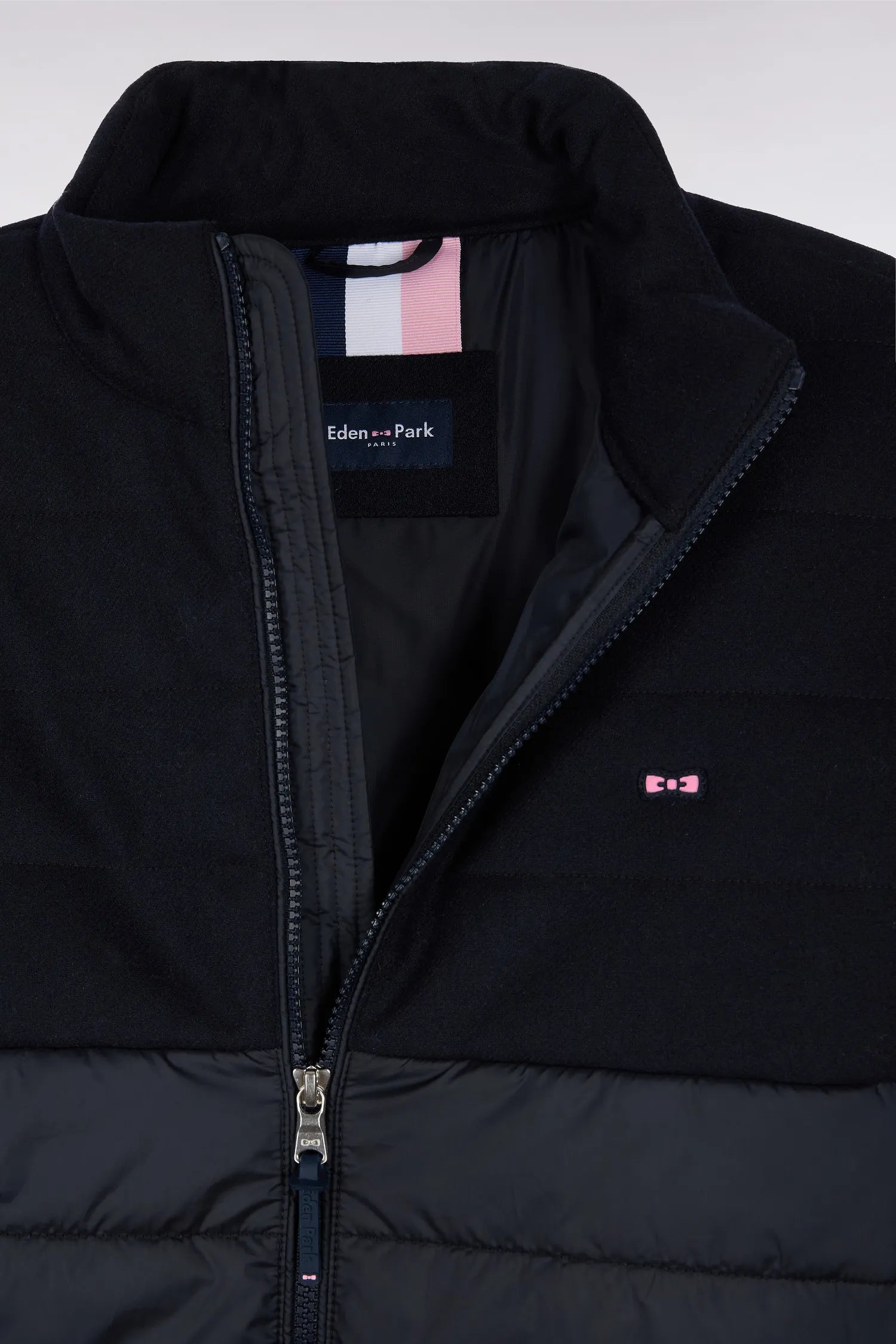 Eden Park_Blue_Marine Bi-Material Down Jacket_H25PAMDL0004_BLF_06