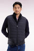 Eden Park_0_Sleeveless Down Jacket in Navy Quilted Nylon_H25PAMDS0001_BLF_01