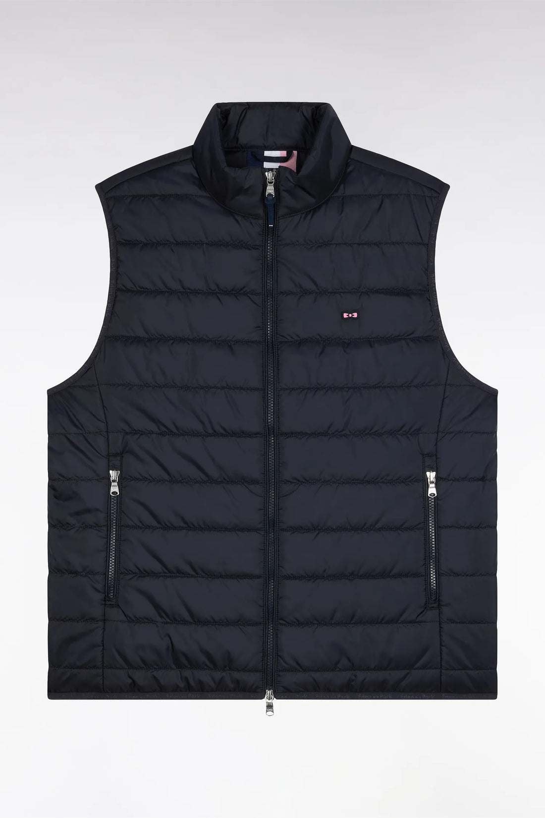 Eden Park_0_Sleeveless Down Jacket in Navy Quilted Nylon_H25PAMDS0001_BLF_02