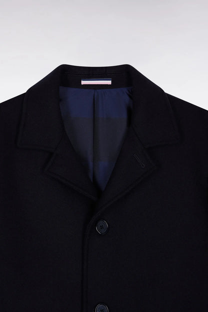 Eden Park_Blue_Navy Wool-Blend Coat_H25PAMMA0010_BLF23_02