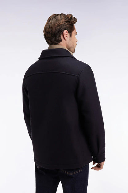 Eden Park_0_Zipped Navy Wool Twill Overshirt with Patch Pockets_H25PAMSU0010_BLF23_05