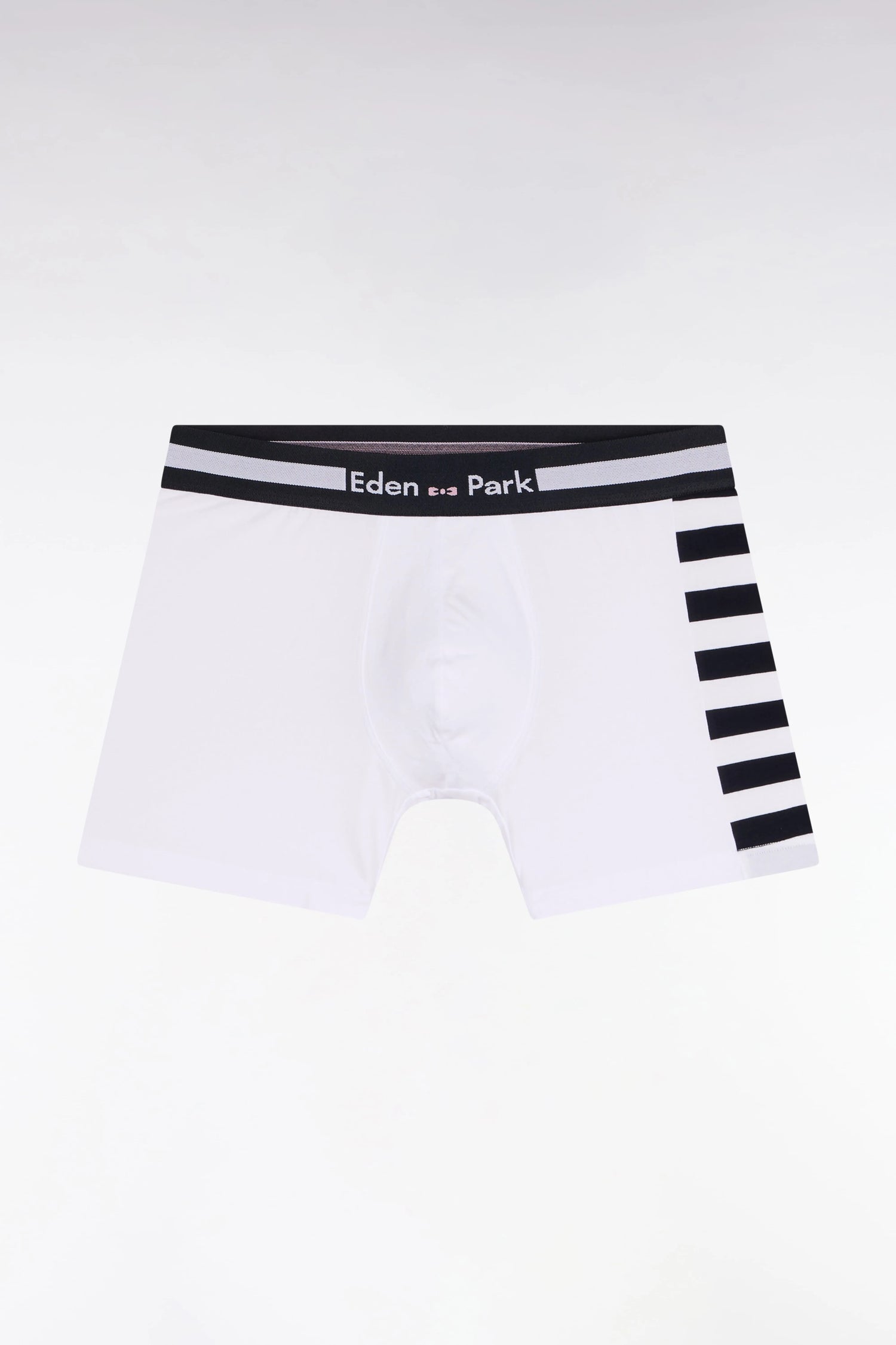 Eden Park_0_Pack of Two Stretch Cotton Jersey Boxer Briefs with White and Navy Stripes_H25SVEPK0008_BC_01