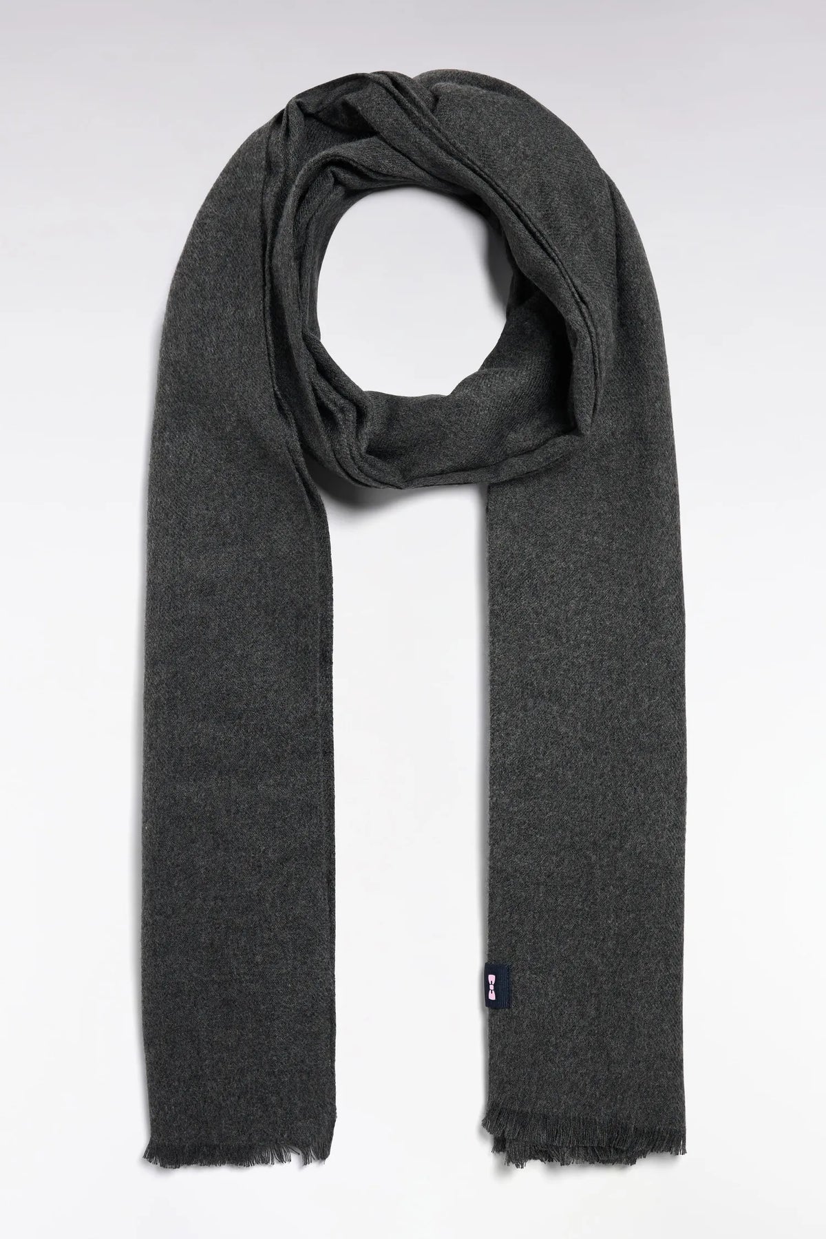 Eden Park 0 Men Light Scarf in Mottled Grey SKU: H26ACTEC0006_GRF Image 01