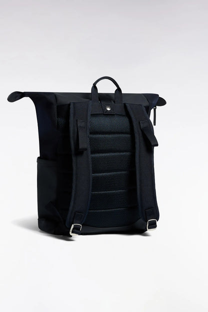 Eden Park 0 Men Nylon and Navy Rubber Backpack SKU: H26BAGSD0002_BLF Image 02
