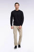 Eden Park 0 Men Wrinkle-Free Chinos in Beige Stretch Cotton SKU: H26BAS0C0001_BEM30 Image 01