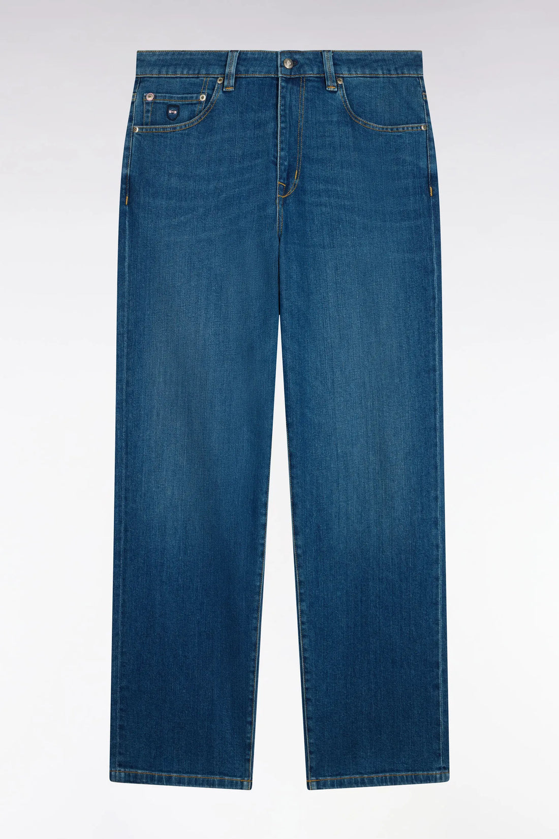 Eden Park  Men Stone Bleach Stretch Denim Jeans with a Regular Fit SKU: H26BAS5P0004_BLF3 Image 02