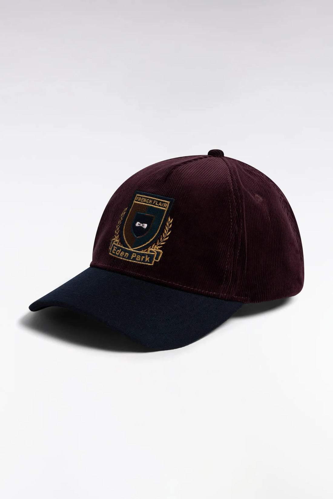 Eden Park  Men Brown Bi-Material Cap with Eden Park Patch SKU: H26CHACA0002_MAF1 Image 01