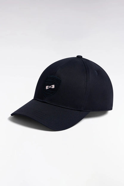 Eden Park  Men Navy Cotton Twill Cap with Patch Embroidery SKU: H26CHACA0006_BLF Image 01