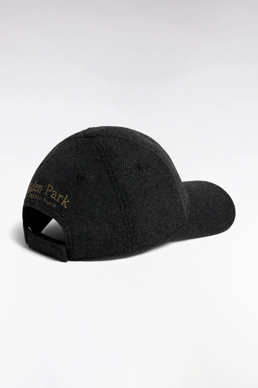 Eden Park  Men Grey Herringbone Wool Cloth Cap Patch Patch SKU: H26CHACA0007_GRF13 Image 02