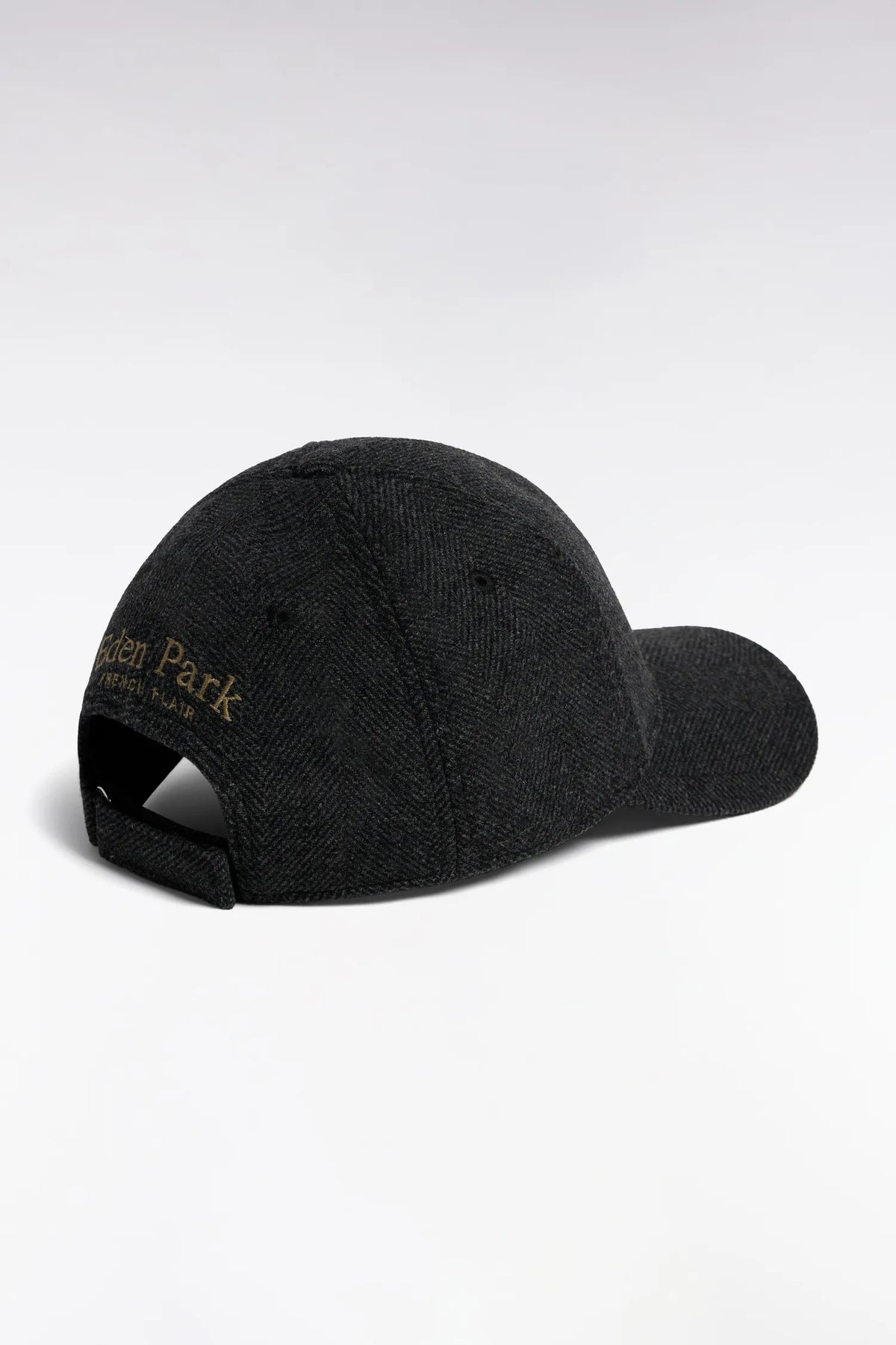 Eden Park  Men Grey Herringbone Wool Cloth Cap Patch Patch SKU: H26CHACA0007_GRF13 Image 02