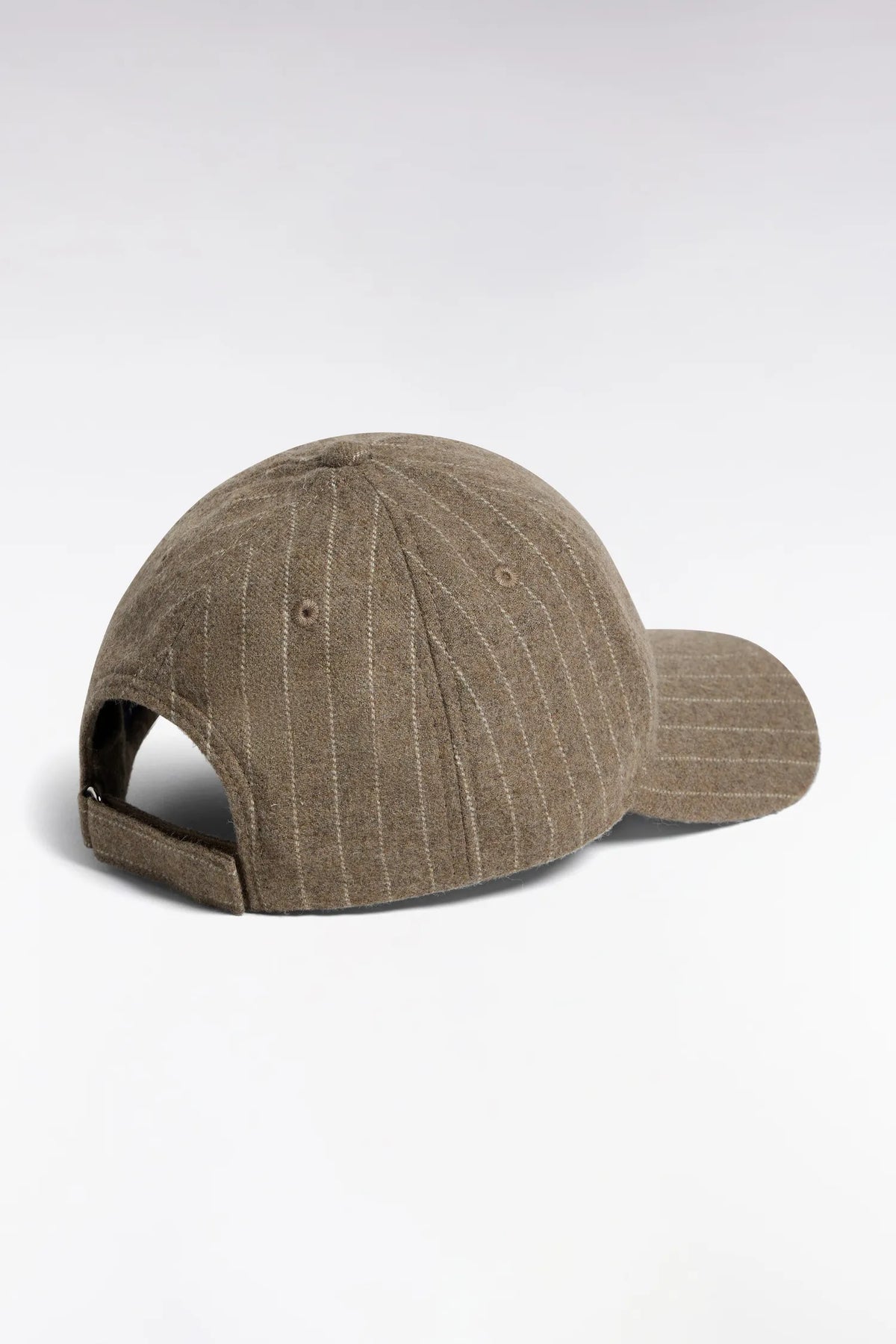 Eden Park  Men Cap in Beige Striped Woollen Cloth SKU: H26CHACA0014_BEF1 Image 02
