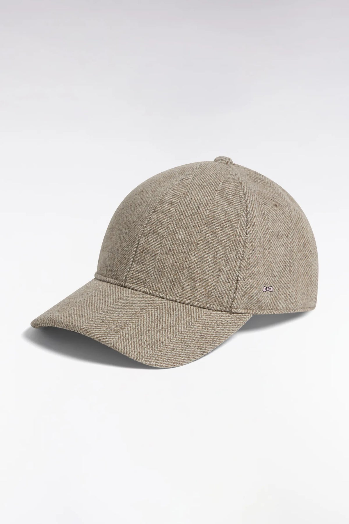 Eden Park  Men Cap in Beige Herringbone Wool Cloth SKU: H26CHACA0016_BEF1 Image 01