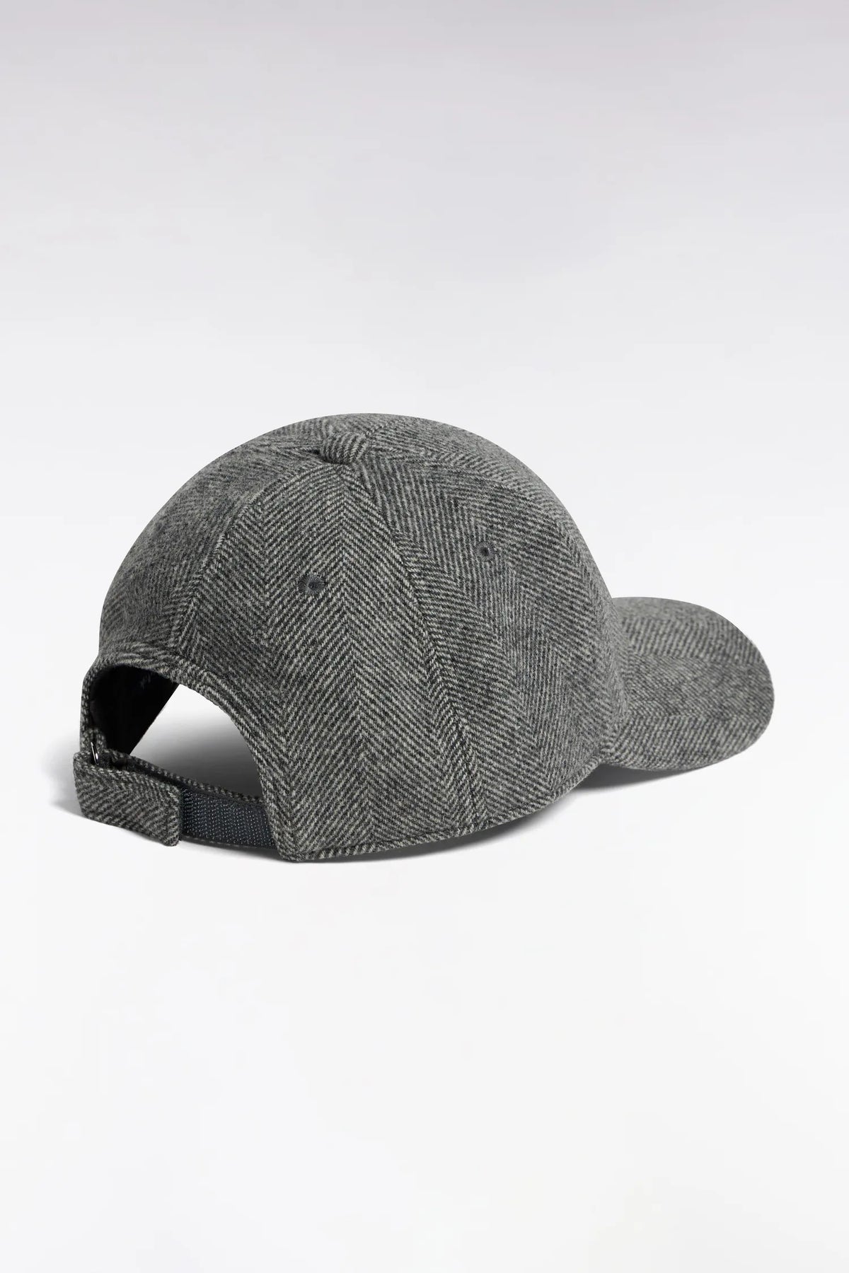 Eden Park  Men Cap in Grey Herringbone Wool Cloth SKU: H26CHACA0016_GRM19 Image 02