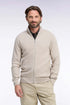 Eden Park 0 Men Zipped Beige Cotton Cardigan Straight Cut SKU: H26MAICA0002_BEM30 Image 01