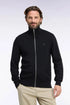 Eden Park 0 Men Straight Cut Black Cotton Zip-Up Cardigan SKU: H26MAICA0002_NO Image 01