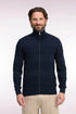 Eden Park 0 Men Straight Cut Navy Cotton and Viscose Golf Cardigan SKU: H26MAICA0018_BLF Image 01