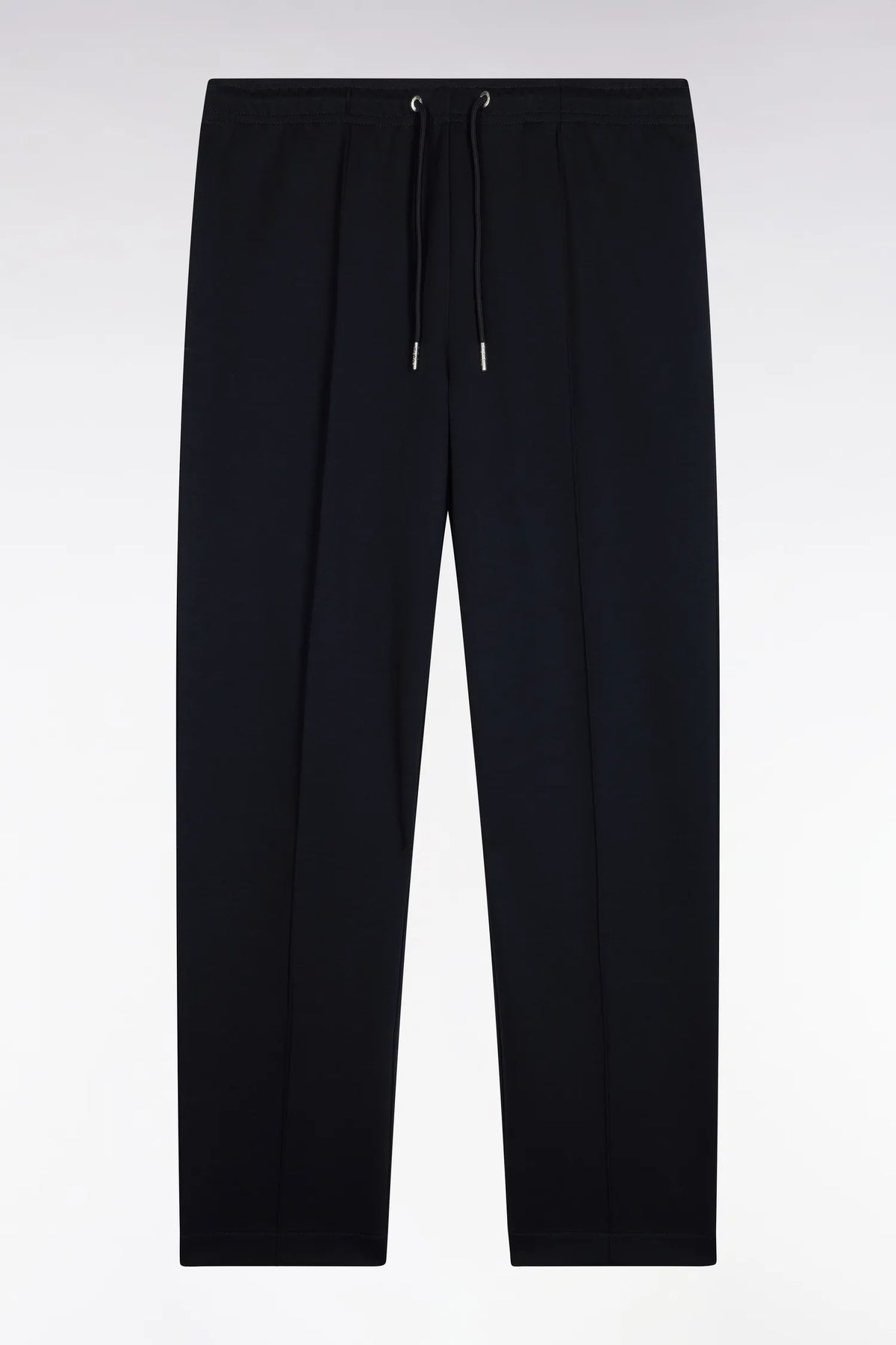 Eden Park  Men Straight-Cut Navy Stretch Cotton Interlock Joggers SKU: H26MAIJO0005_BLF Image 02