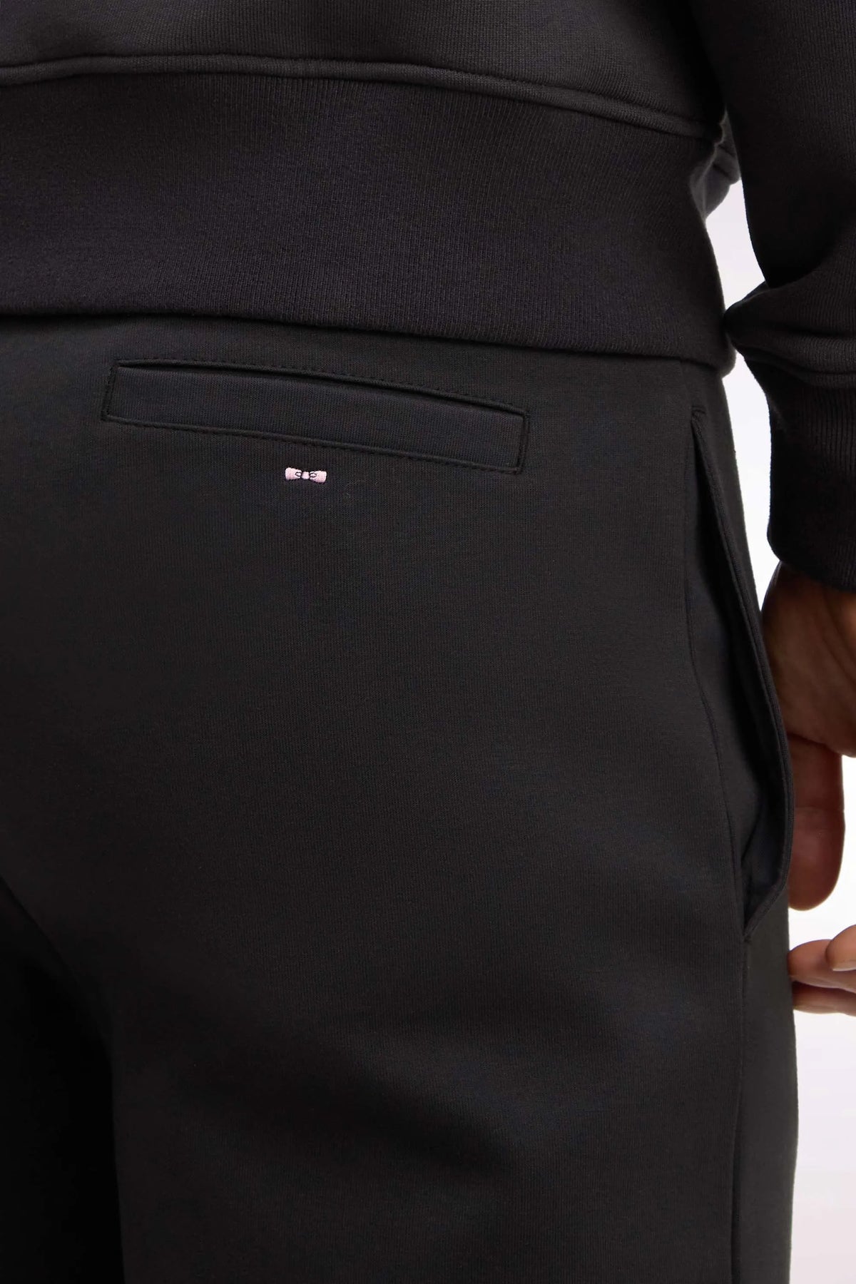 Eden Park  Men Brown Stretch Cotton Interlock Joggers with a Straight Cut SKU: H26MAIJO0005_MAF1 Image 06