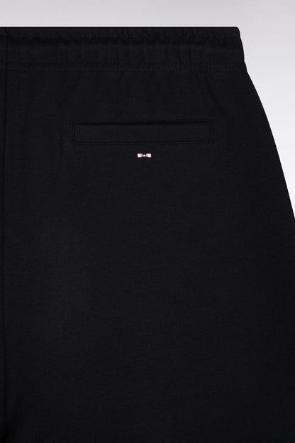 Eden Park  Men Straight-Cut Black Stretch Cotton Interlock Joggers SKU: H26MAIJO0005_NO Image 05