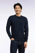 Eden Park 0 Men Round-Neck Sweater in Navy Cotton with a Straight Cut SKU: H26MAIPU0005_BLF Image 01