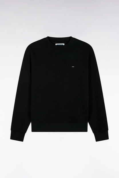 Eden Park 0 Men Straight-Cut Black Cotton Fleece Crewneck Sweatshirt SKU: H26MAISW0001_NO Image 02