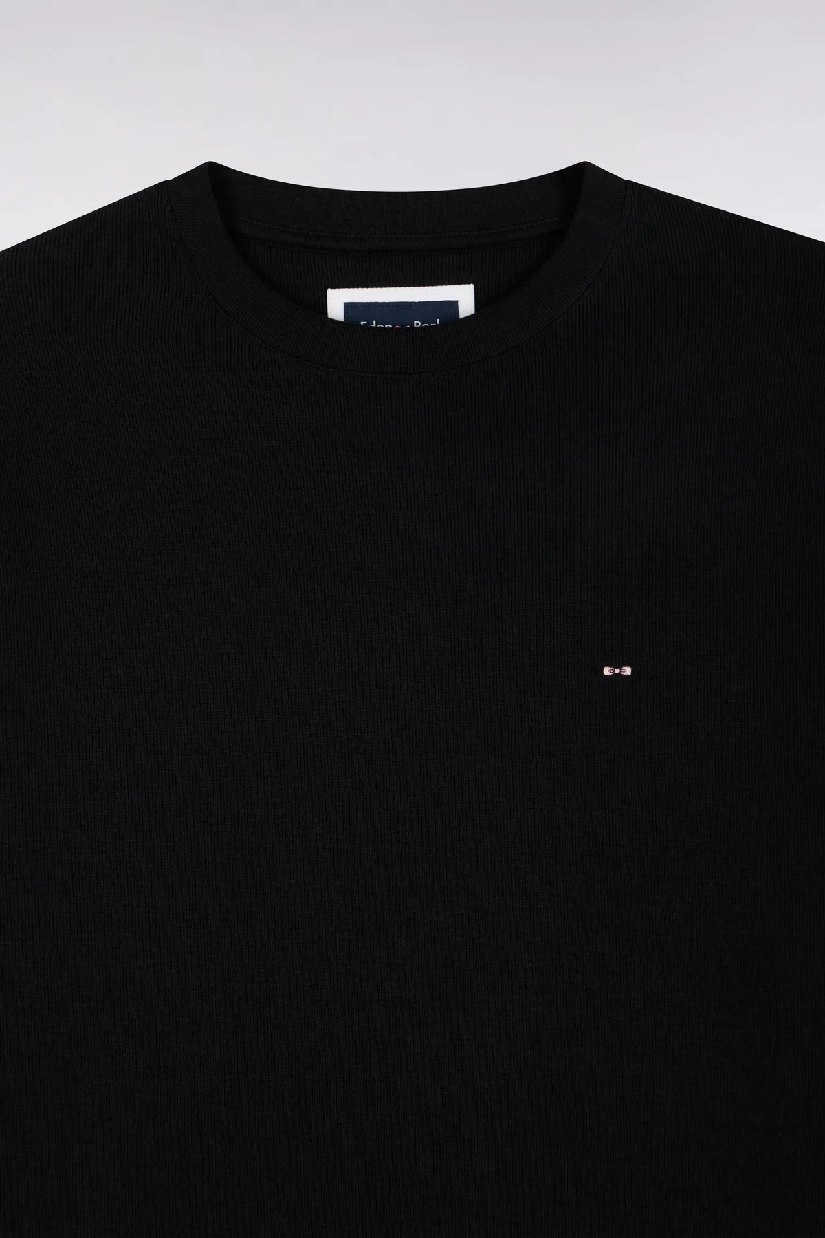 Eden Park 0 Men Straight-Cut Black Cotton Fleece Crewneck Sweatshirt SKU: H26MAISW0001_NO Image 05