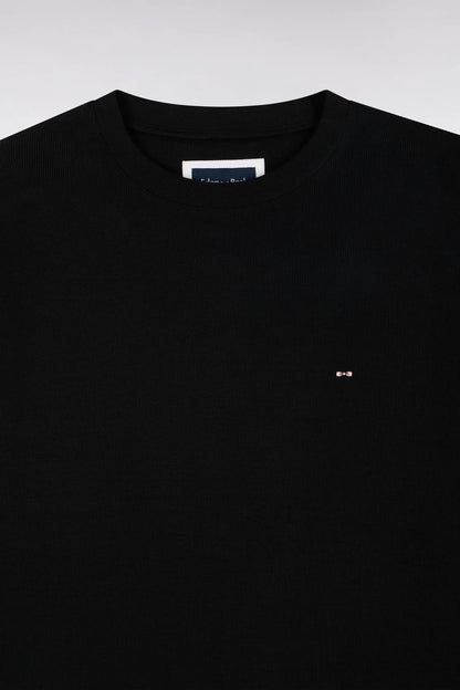 Eden Park 0 Men Straight-Cut Black Cotton Fleece Crewneck Sweatshirt SKU: H26MAISW0001_NO Image 05