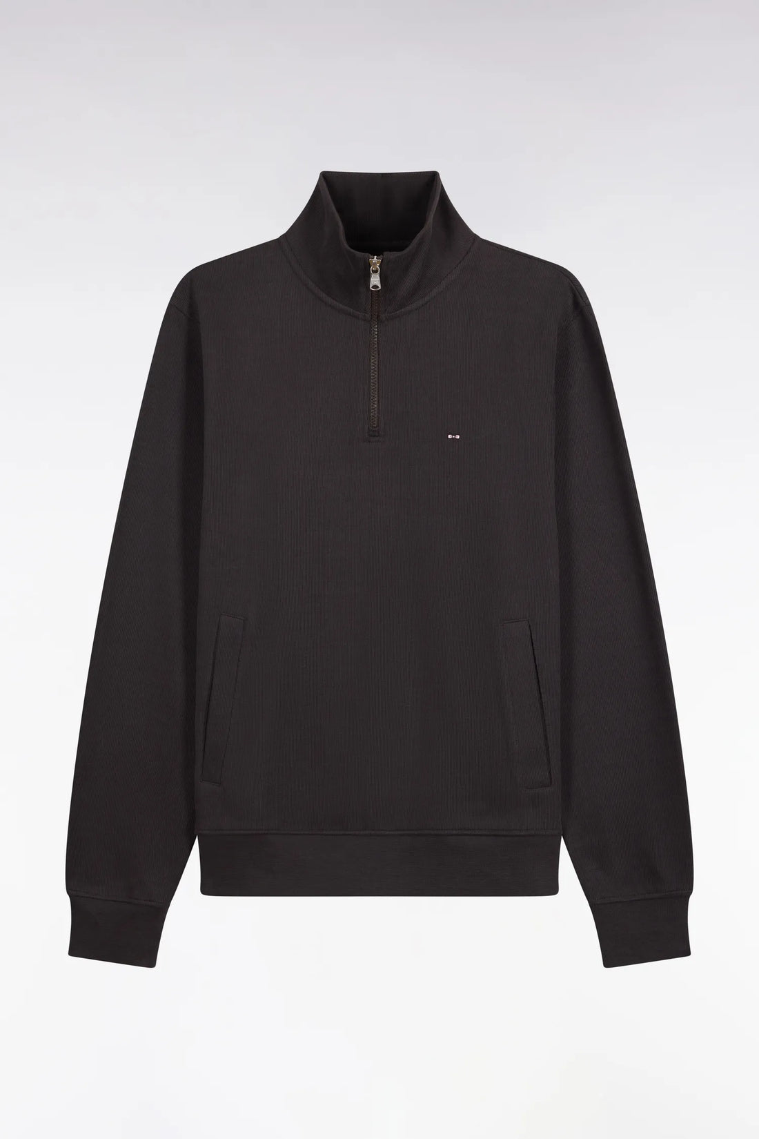 Eden Park 0 Men Straight-Cut Cotton Fleece Trucker Collar Sweatshirt SKU: H26MAISW0002_MAF1 Image 01