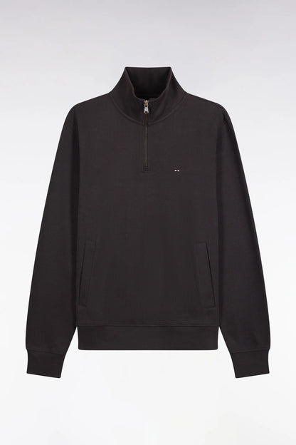 Eden Park 0 Men Straight-Cut Cotton Fleece Trucker Collar Sweatshirt SKU: H26MAISW0002_MAF1 Image 01