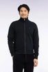 Eden Park 0 Men Straight-Cut Black Cotton Fleece Zip-Up Sweatshirt SKU: H26MAISW0003_NO Image 01