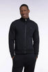 Eden Park 0 Men Straight Cut Black Cotton Zip-Up Sweatshirt with Trucker Collar SKU: H26MAISW0006_NO Image 01