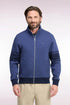 Eden Park 0 Men Zip-Up Sweatshirt with High Collar in Mottled Cotton Fleece with a Straight Cut SKU: H26MAISW0026_BLF21 Image 01