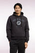 Eden Park 0 Men Brown Fleece Hoodie with Heritage Rugby Straight Cut Embroidery SKU: H26MAISW0038_MAF1 Image 01