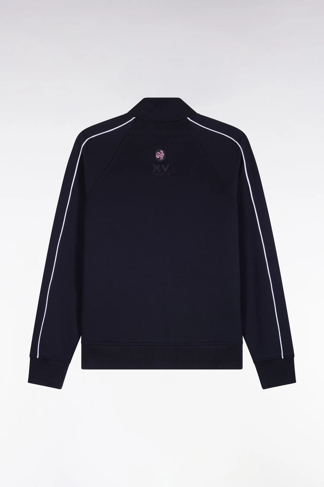 Eden Park  Men Zipped Sweatshirt with Navy Navy Quilted Facing XV De France Straight Cut SKU: H26MAISW0045_BLF Image 02