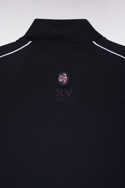 Eden Park  Men Zipped Sweatshirt with Navy Navy Quilted Facing XV De France Straight Cut SKU: H26MAISW0045_BLF Image 05