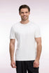 Eden Park  Men Short-Sleeved Straight-Cut Ecru Cotton T-Shirt SKU: H26MAITC0009_BEC15 Image 01
