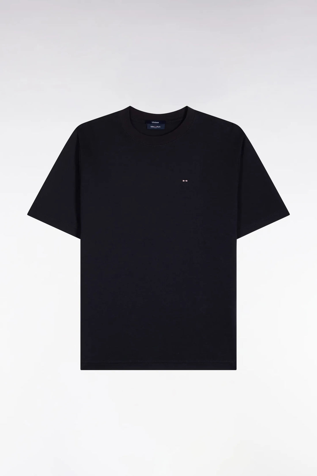 Eden Park  Men Short-Sleeved Navy Cotton Straight-Cut T-Shirt SKU: H26MAITC0009_BLF Image 02